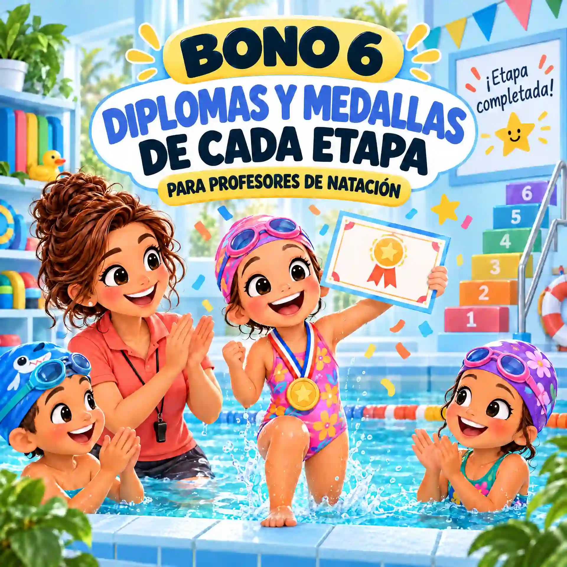 Bono 6: Diplomas y medallas de cada etapa